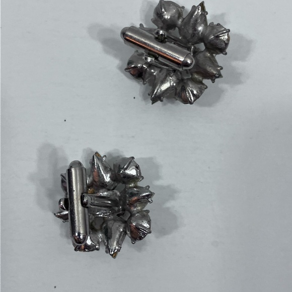 Vintage Rhinestone Cuff Links - Picture 8 of 10
